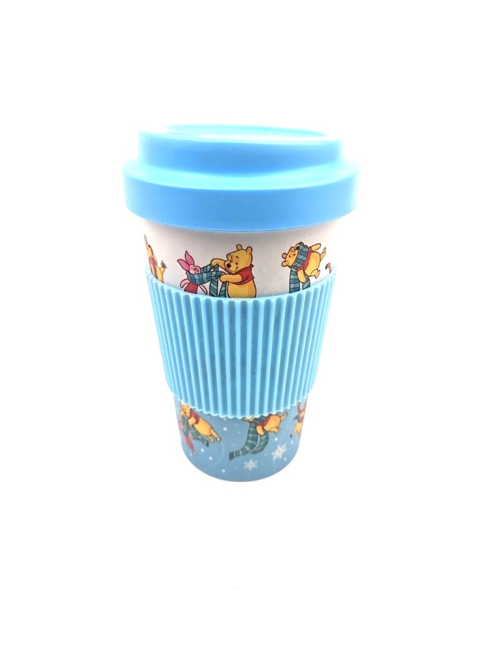 Disney Winnie the Pooh Bamboo Travel Mug Cup Lid Reusable Collectible